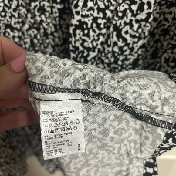 American Apparel X Nathalie Du Pasquier Composition Print Babydoll Top Size XS/S - Picture 3 of 4